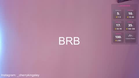 Cherrykingsley online show from 02.19.25