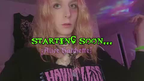 Snapshot of alice_hatchette chatting on 06.19.26 Alice Hatchette online show from 06.19.26