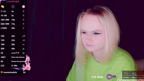 Snapshot of alicenya chatting on 12.02.24 Alice online show from 12.02.24