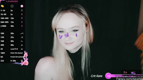 Snapshot of alicenya chatting on 12.13.24 Alice online show from 12.13.24