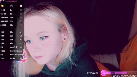 Snapshot of alicenya chatting on 12.22.24 Alice online show from 12.22.24