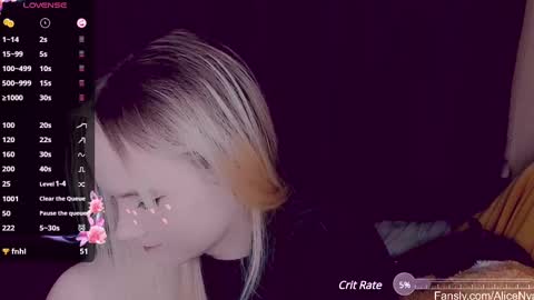 Snapshot of alicenya chatting on 02.26.25 Alice online show from 02.26.25