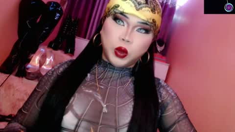 Snapshot of amiadoll chatting on 04.23.26 Queen Mireska online show from 04.23.26