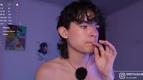 Snapshot of angelocute_ chatting on 07.08.26 Angelo I work from home this is my room online show from 07.08.26