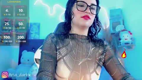 Snapshot of ariadarkk chatting on 02.25.26 Aria online show from 02.25.26