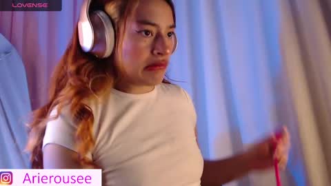 Snapshot of arie_rousee_sub chatting on 01.22.25 ARIE online show from 01.22.25