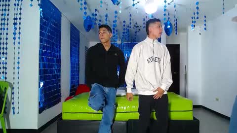 Snapshot of asmodeus7100 chatting on 03.01.25 THOMAS AND DAMIAND online show from 03.01.25