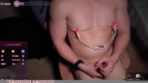 Snapshot of barenakedb0y chatting on 03.04.25 Barenaked boy online show from 03.04.25