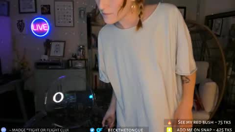 Beck the tongue online show from 09.18.25