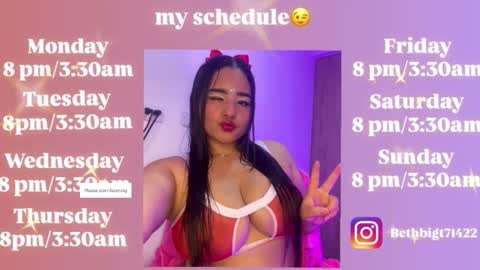 Bethany  bigtits4s room online show from 12.15.25