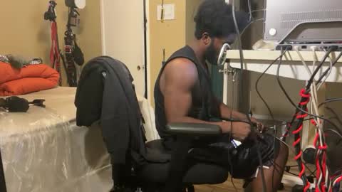 Snapshot of blakjag chatting on 10.10.25 Blackjag00 online show from 10.10.25