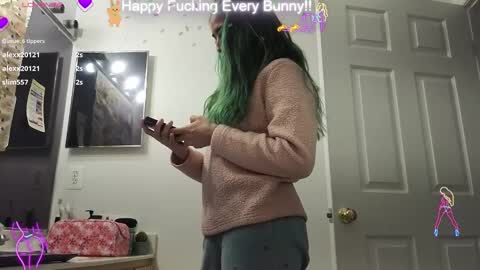 Snapshot of bunnycheekz chatting on 01.30.25 Tokki bunny online show from 01.30.25