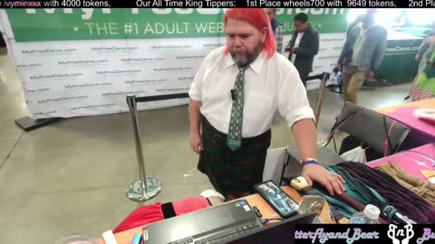 Snapshot of butterflyandbear chatting on 12.07.24 Butterfly and Bear online show from 12.07.24