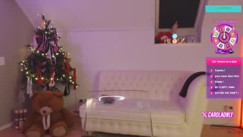 Snapshot of carolak chatting on 12.14.24 CarolaK online show from 12.14.24