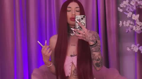 Snapshot of cassandrafoxy chatting on 02.02.26 Cassy online show from 02.02.26