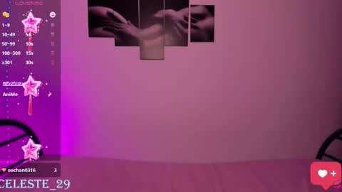 Snapshot of celeste_l29 chatting on 10.31.25 celeste online show from 10.31.25