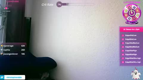 Chrixtopherobin online show from 03.10.25