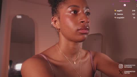 Snapshot of connie_west0 chatting on 01.18.25 independent model online show from 01.18.25