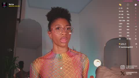 Snapshot of connie_west0 chatting on 01.20.25 independent model online show from 01.20.25