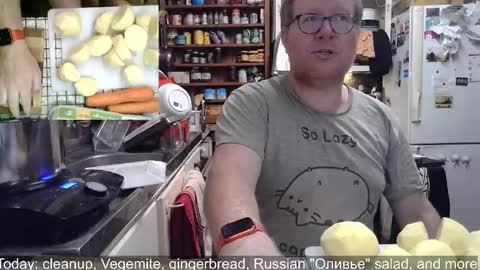 Snapshot of cookieliquor chatting on 12.27.24 Cookie - I do cooking streams occasionally. Next stream  online show from 12.27.24