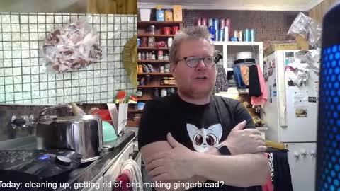 Snapshot of cookieliquor chatting on 12.29.24 Cookie - I do cooking streams occasionally. Next stream  online show from 12.29.24