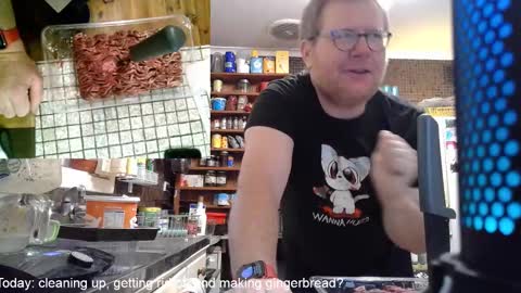 Snapshot of cookieliquor chatting on 01.04.25 Cookie - I do cooking streams occasionally. Next stream  online show from 01.04.25