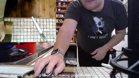 Snapshot of cookieliquor chatting on 01.10.25 Cookie - I do cooking streams occasionally. Next stream  online show from 01.10.25