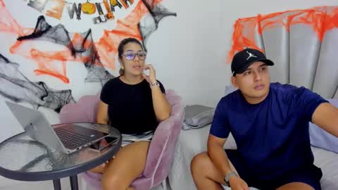 Snapshot of couple_fantasies69 chatting on 10.24.25 Ari and Jacob online show from 10.24.25