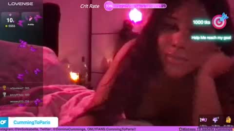 Snapshot of cummingtoparis chatting on 12.07.24 Cumming To Mistress Isabella Cummings online show from 12.07.24