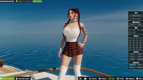 Snapshot of dafne_houston chatting on 10.05.25 DAFNE online show from 10.05.25