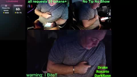 Drake D Vamp aka Drake DarkRose online show from 01.14.25