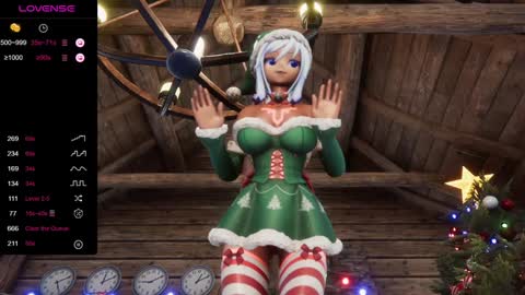 Elfie Love online show from 12.18.24