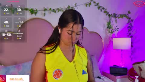 Snapshot of emmacrush chatting on 06.23.26 Welcome Im yosein Your love is my passion activate it with your tips and enjoy with me online show from 06.23.26