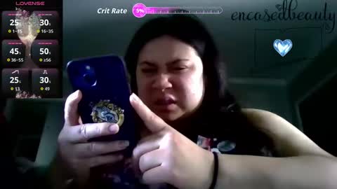Snapshot of encasedbeauty chatting on 04.25.26 Ela online show from 04.25.26