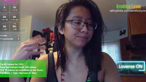 Snapshot of eroticalynn chatting on 12.18.24 Lynn online show from 12.18.24