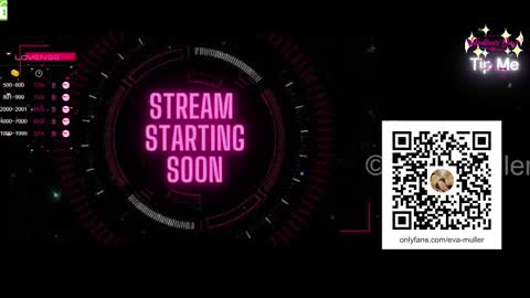 Snapshot of eva69muller chatting on 02.14.25 Eva  next show  8pm CEST AMST online show from 02.14.25