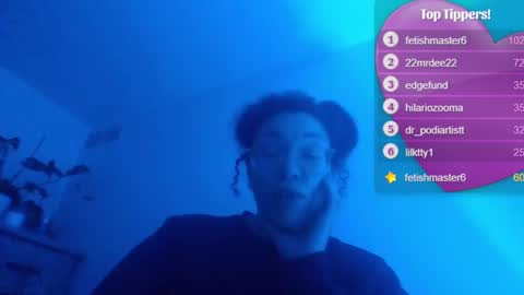 Snapshot of feetnymph chatting on 01.23.25 Soley online show from 01.23.25