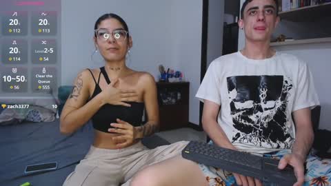 Snapshot of fuckc0uple chatting on 01.05.25 Lauuuu n TheLuckyGuy online show from 01.05.25