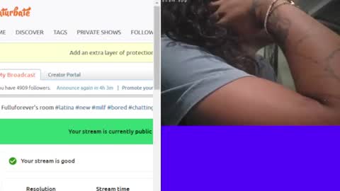 Snapshot of fulluforever chatting on 06.13.26 Astrid online show from 06.13.26