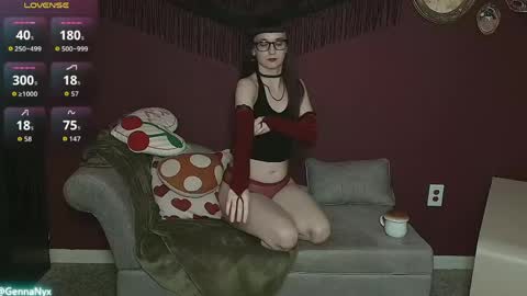 Snapshot of gennanyx chatting on 04.26.26 Genna Nyx online show from 04.26.26