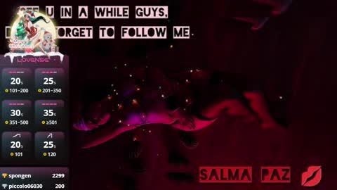 SALMA  online show from 12.22.24