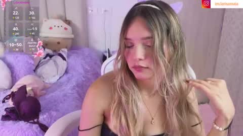 Snapshot of imlarisamaia chatting on 02.22.25 Larisa online show from 02.22.25