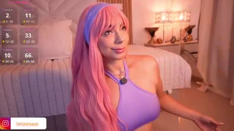 Snapshot of imleana chatting on 07.17.26 Leana online show from 07.17.26