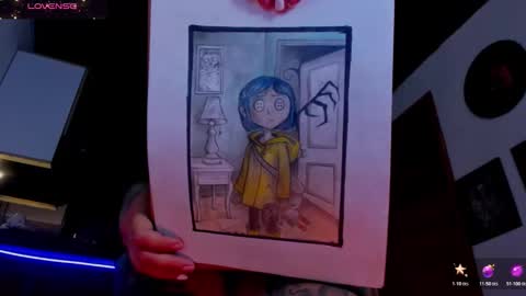 Snapshot of ink_demon chatting on 10.19.25 demon online show from 10.19.25