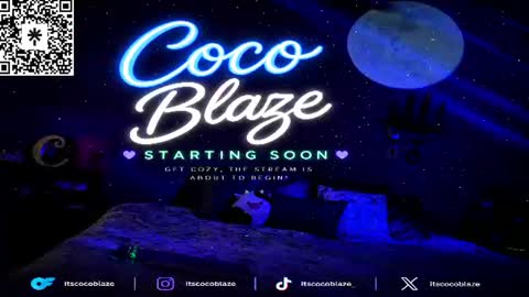 Snapshot of itscocoblaze chatting on 07.25.26 CoCo Blaze online show from 07.25.26