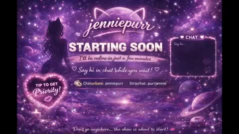 Snapshot of jenniepurr chatting on 04.28.26 Jennie online show from 04.28.26