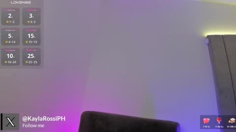 Snapshot of kaylarossi chatting on 10.13.25 Kayla online show from 10.13.25