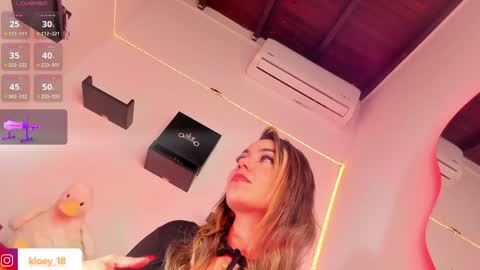 Snapshot of kloey_hoot chatting on 01.05.25 Kloey online show from 01.05.25