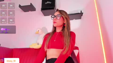 Snapshot of kloey_hoot chatting on 01.16.25 Kloey online show from 01.16.25