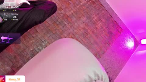 Snapshot of kloey_hoot chatting on 01.30.25 Kloey online show from 01.30.25